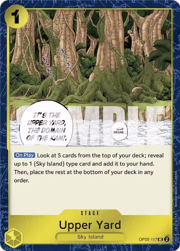 Upper Yard (Jolly Roger Foil) (OP05-117), Premium Booster -The Best- — One Piece card price