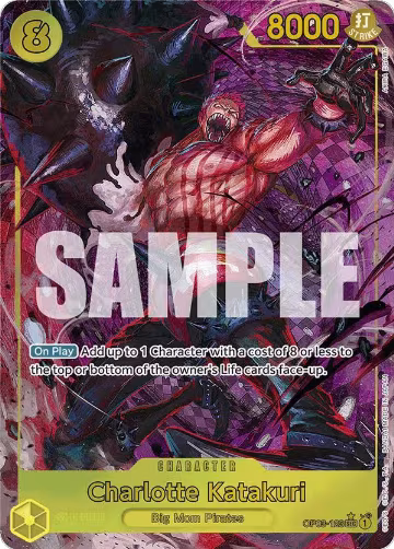 Charlotte Katakuri (Alternate Art) (OP03-123), Premium Booster -The Best- — One Piece card price