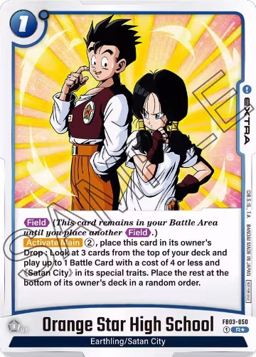 Orange Star High School (Tournament Pack 04) (FB03-050), Tournament and Championship Promos — DB Fusion card price