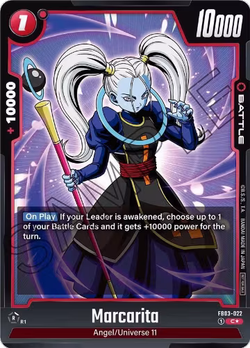 Marcarita (Tournament Pack 04) (FB03-022), Tournament and Championship Promos — DB Fusion card price