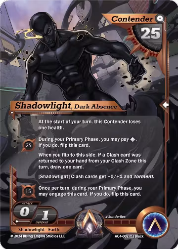 Shadowlight, Dark Absence (AC4-002), Genesis Returns — Alpha Clash card price