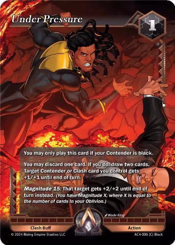 Under Pressure (AC4-006), Genesis Returns — Alpha Clash card price