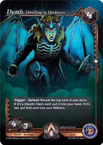 Death, Dwelling in Darkness (AC4-007), Genesis Returns — Alpha Clash card price