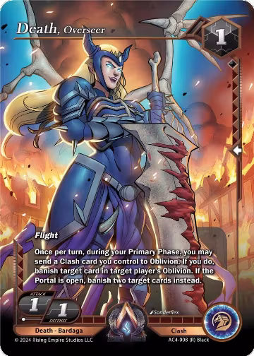 Death, Overseer (AC4-008), Genesis Returns — Alpha Clash card price