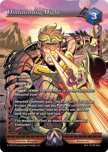 Diminishing Might (AC4-110), Genesis Returns — Alpha Clash card price