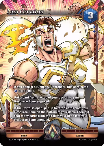 I am Creation (AC4-112), Genesis Returns — Alpha Clash card price