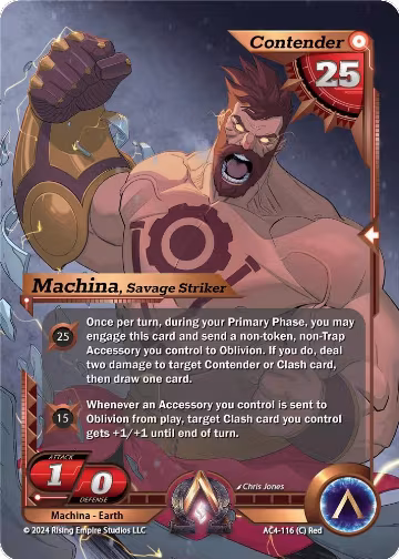 Machina, Savage Striker (AC4-116), Genesis Returns — Alpha Clash card price