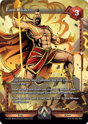 I am Chaos (AC4-143), Genesis Returns — Alpha Clash card price