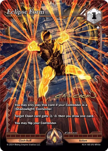 Eclipse Form (Iconic Rare) (AC4-160), Genesis Returns — Alpha Clash card price
