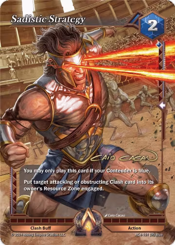 Sadistic Strategy (Iconic Rare) (AC4-161), Genesis Returns — Alpha Clash card price