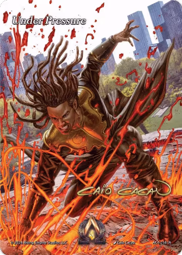 Under Pressure (Iconic Art) (AC4-158), Genesis Returns — Alpha Clash card price