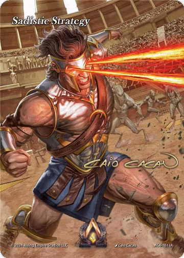 Sadistic Strategy (Iconic Art) (AC4-161) — card price