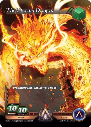 The Eternal Dragon (AC4-T03), Genesis Returns — Alpha Clash card price