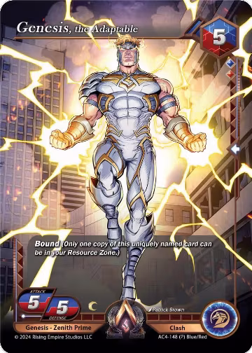 Genesis, the Adaptable (Team Covenant Promo) (AC4-148), Genesis Returns — Alpha Clash card price