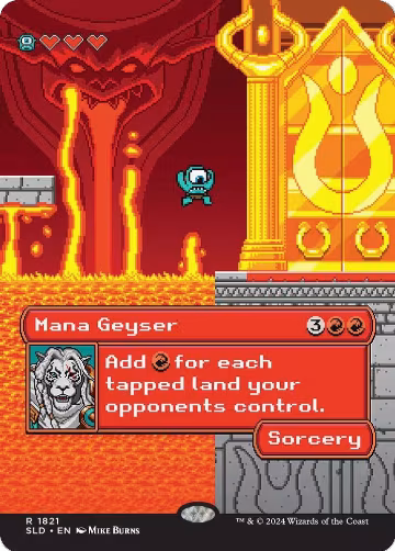 Mana Geyser (1821), Secret Lair Drop Series — Magic card price