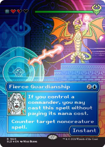 Fierce Guardianship (Rainbow Foil) (1823), Secret Lair Drop Series — Magic card price