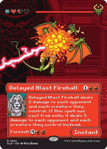 Delayed Blast Fireball (1824), Secret Lair Drop Series — Magic card price
