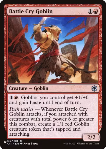 Battle Cry Goblin (132/281), The List Reprints — Magic card price