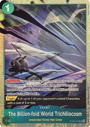 The Billion-fold World Trichiliocosm (Premium Card Collection -Best Selection Vol. 2-) (OP06-038), One Piece Promotion Cards — One Piece card price