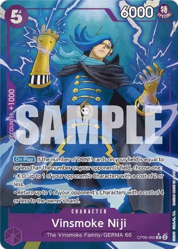 Vinsmoke Niji (OP06-065) (Full Art) (OP06-065), Premium Booster -The Best- — One Piece card price