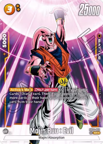 Majin Buu : Evil - FB04-093 (Alternate Art) (FB04-093), Ultra Limit — DB Fusion card price