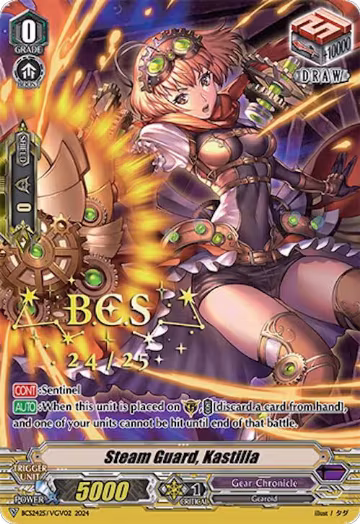 Steam Guard, Kastilia (BCS2425/VGV02), Bushiroad Event Cards — Vanguard card price