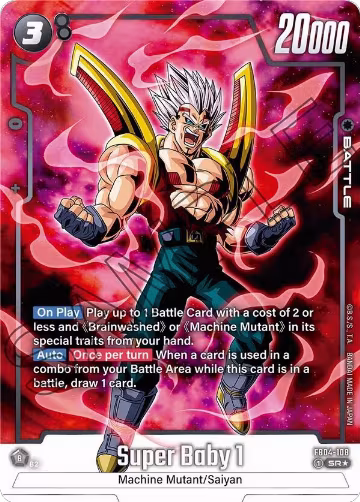 Super Baby 1 (Alternate Art) (FB04-108), Ultra Limit — DB Fusion card price