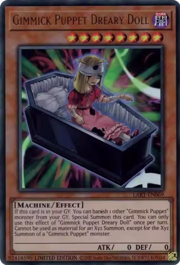 Gimmick Puppet Dreary Doll (LART-EN069), The Lost Art Promotion — Yu-Gi-Oh! card price