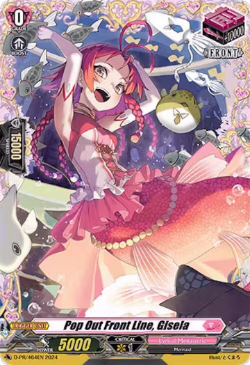 Pop Out Front Line, Gisela (D-PR/461EN), D Promo Cards — Vanguard card price