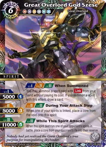 Great Overlord God Szesc (PR-068), Battle Spirits Saga Promo Cards — Battle Spirits card price