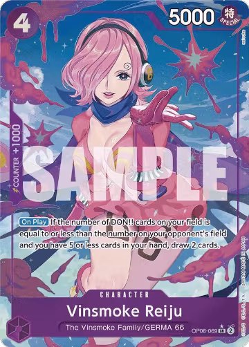 Vinsmoke Reiju (OP06-069) (Alternate Art) (OP06-069), Premium Booster -The Best- — One Piece card price