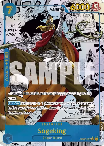 Sogeking (Manga) (OP03-122), Premium Booster -The Best- — One Piece card price