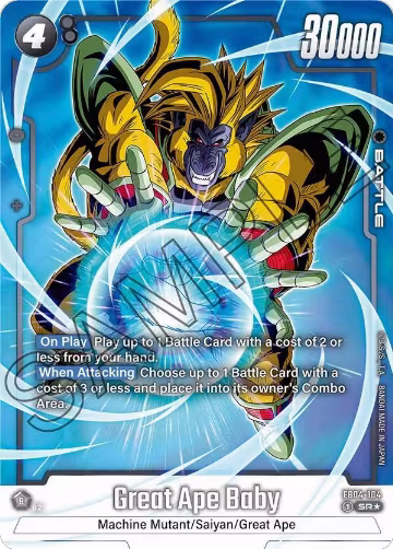 Great Ape Baby (Alternate Art) (FB04-104), Ultra Limit — DB Fusion card price