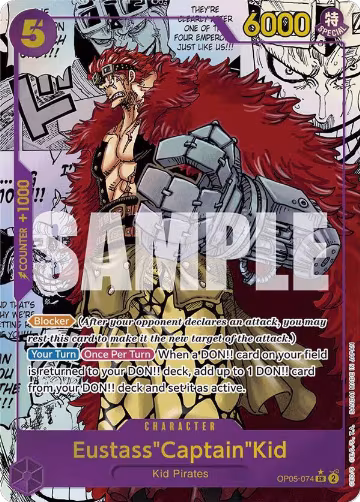 Eustass"Captain"Kid (OP05-074) (Manga) (OP05-074), Premium Booster -The Best- — One Piece card price