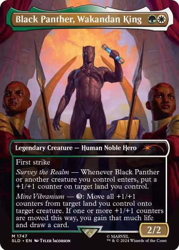 Black Panther, Wakandan King (1747), Secret Lair Drop Series — Magic card price