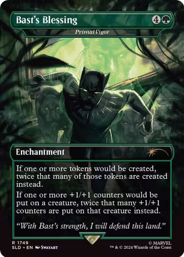 Bast's Blessing - Primal Vigor (1749), Secret Lair Drop Series — Magic card price