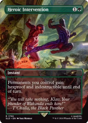 Heroic Intervention (1750), Secret Lair Drop Series — Magic card price