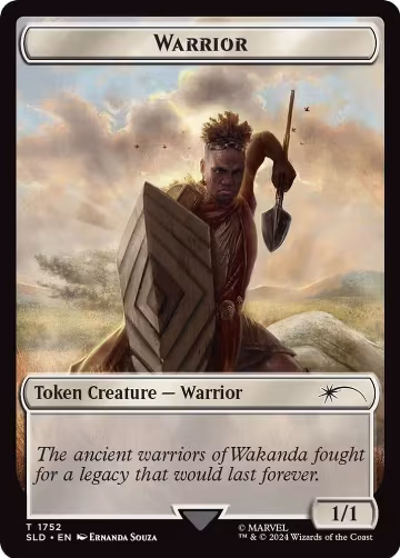 Warrior Token (Rainbow Foil) (1752), Secret Lair Drop Series — Magic card price