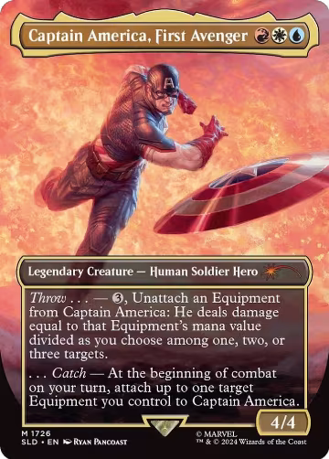 Captain America, First Avenger (1726), Secret Lair Drop Series — Magic card price