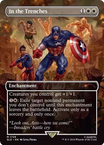 In the Trenches (Rainbow Foil) (1729), Secret Lair Drop Series — Magic card price