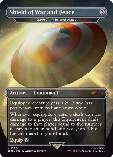 Shield of War and Peace - Sword of War and Peace (1730), Secret Lair Drop Series — Magic card price