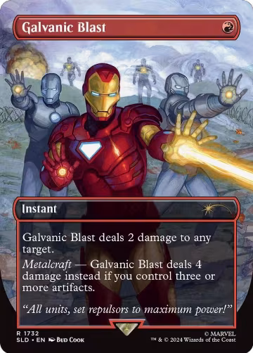 Galvanic Blast (1732), Secret Lair Drop Series — Magic card price