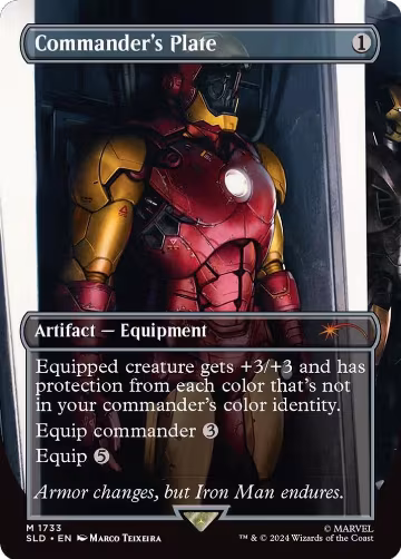 Commander's Plate (1733) (1733), Secret Lair Drop Series — Magic card price