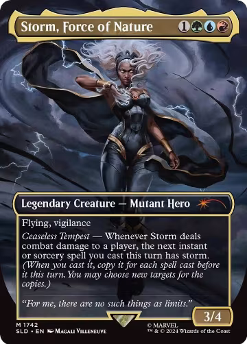Storm, Force of Nature (1742), Secret Lair Drop Series — Magic card price