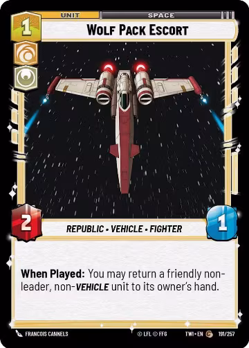 Wolf Pack Escort (191/257), Twilight of the Republic — Star Wars card price