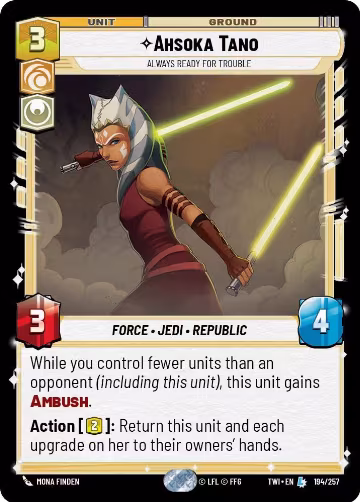 Ahsoka Tano - Always Ready For Trouble (194/257), Twilight of the Republic — Star Wars card price