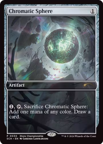 Chromatic Sphere (30), Game Day & Store Championship Promos — Magic card price