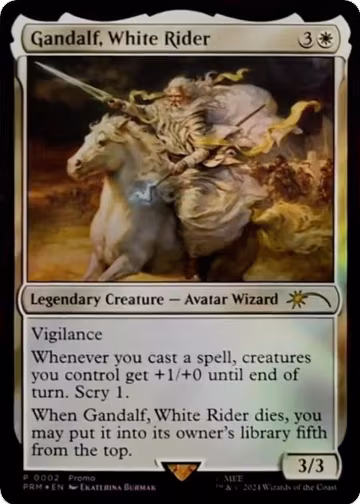 Gandalf, White Rider (2), Unique and Miscellaneous Promos — Magic card price