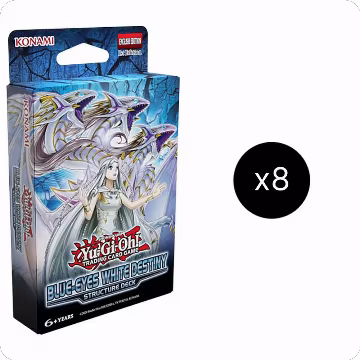 Blue-Eyes White Destiny Structure Deck Display, Structure Deck: Blue-Eyes White Destiny — Yu-Gi-Oh! sealed product price