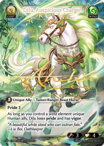 Dilu, Auspicious Charger (CSR) (13) — card price
